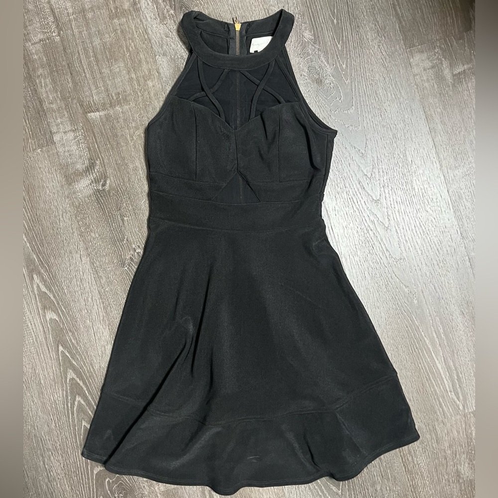 Honey and Rosie Mesh A-line Formal Dress